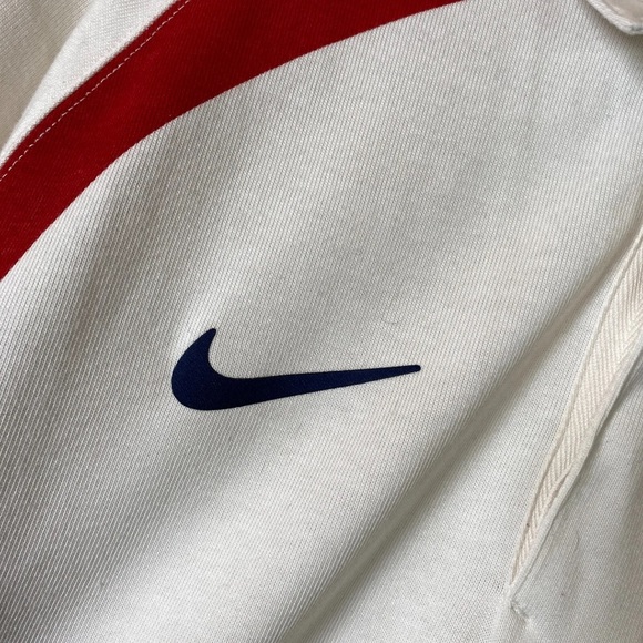 Nike England Rugby Long Sleeve Polo o2 2007 White 2XL - Picture 7 of 15